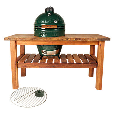 Big Green Egg Large BBQ Table Bundle